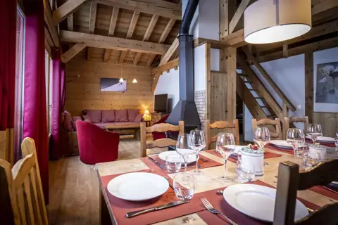 Chalet Pierre 1, Plagne 1800 (self catered chalet) - Dining area