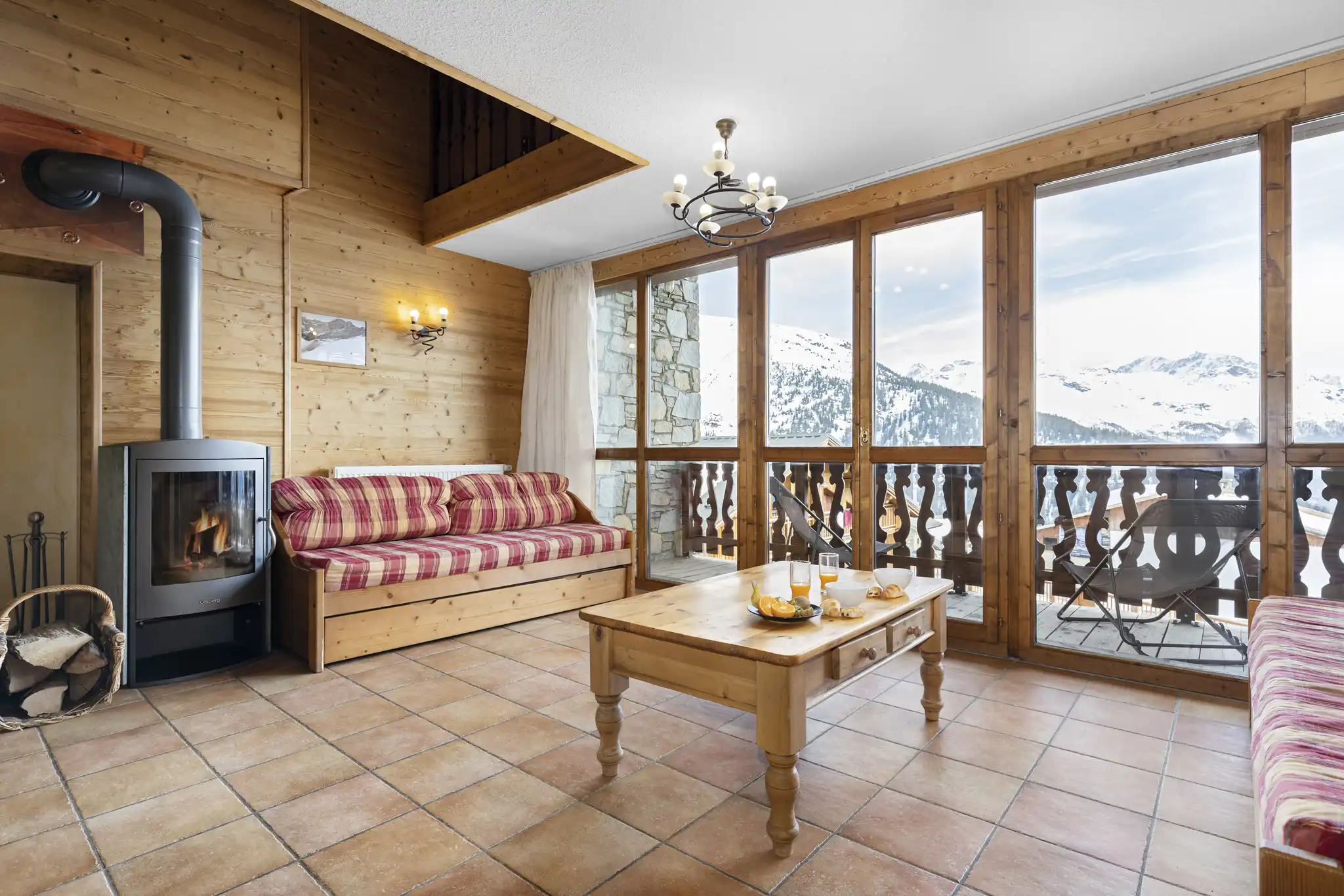 Les Balcons de la Rosiere, La Rosiere (self catered apartments) - Typical 8 person apartment style