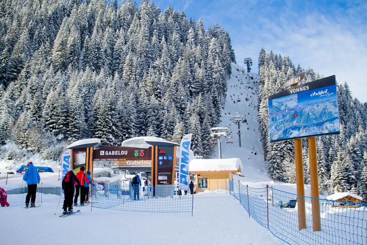 Chatel skiing