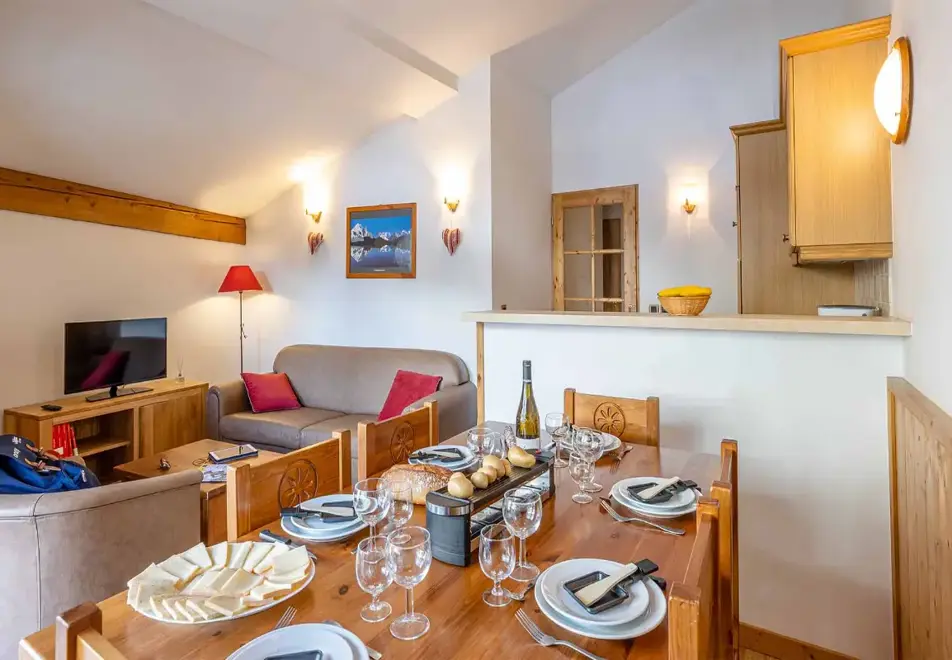 Les Jardins de la Vanoise, Pralognan-la-Vanoise - Typical 1 bedroom alcove 6 apartment