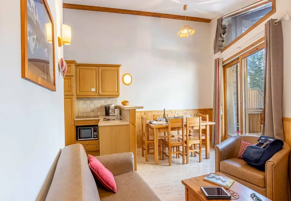 Les Jardins de la Vanoise, Pralognan-la-Vanoise - Typical 1 bedroom alcove 6 apartment