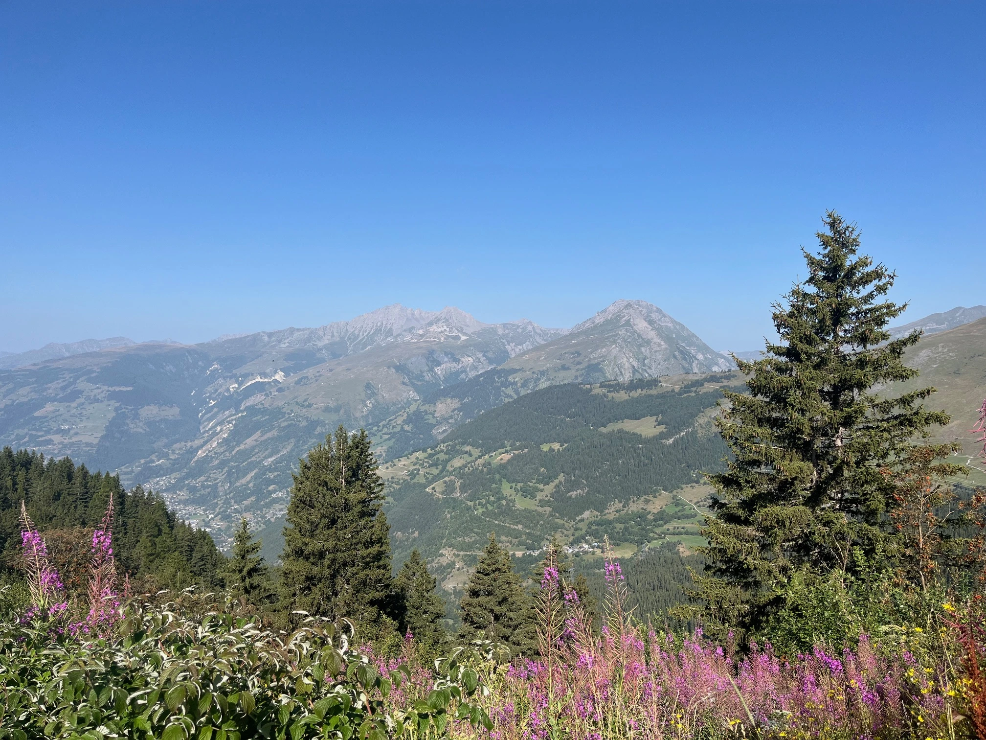 La Rosiere Summer Hike Scenery