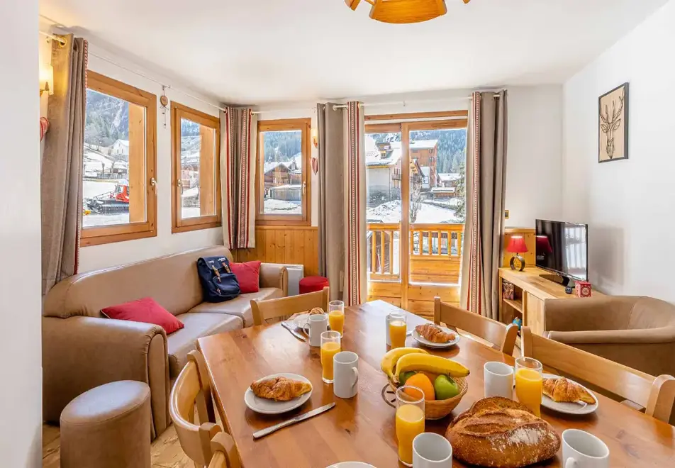 Les Jardins de la Vanoise, Pralognan-la-Vanoise - Typical 2 bedroom alcove 8 apartment