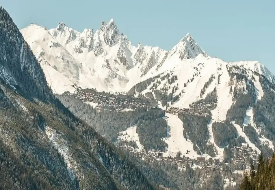 Nouveaux Alpages, Champagny (self catered apartments) - Views towards Courchevel