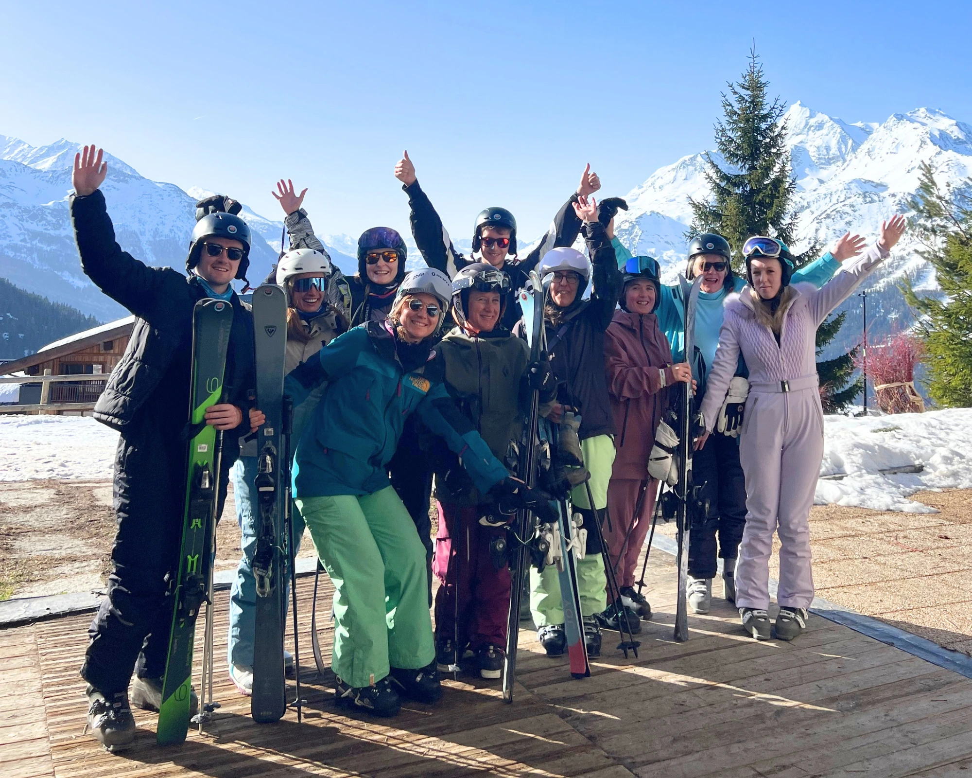 Group Pic La Rosiere Ski Locker
