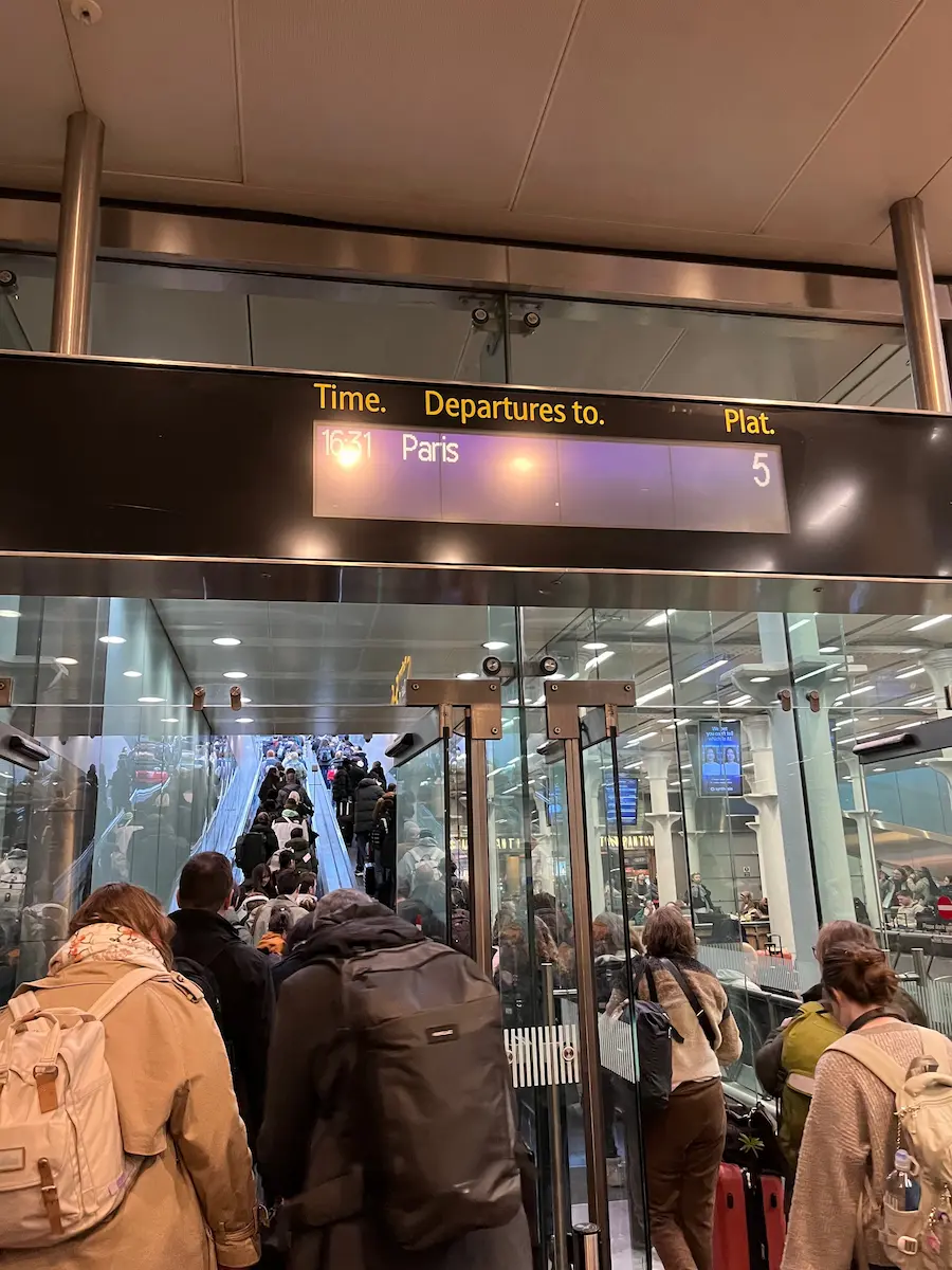 Boarding At Eurostar London