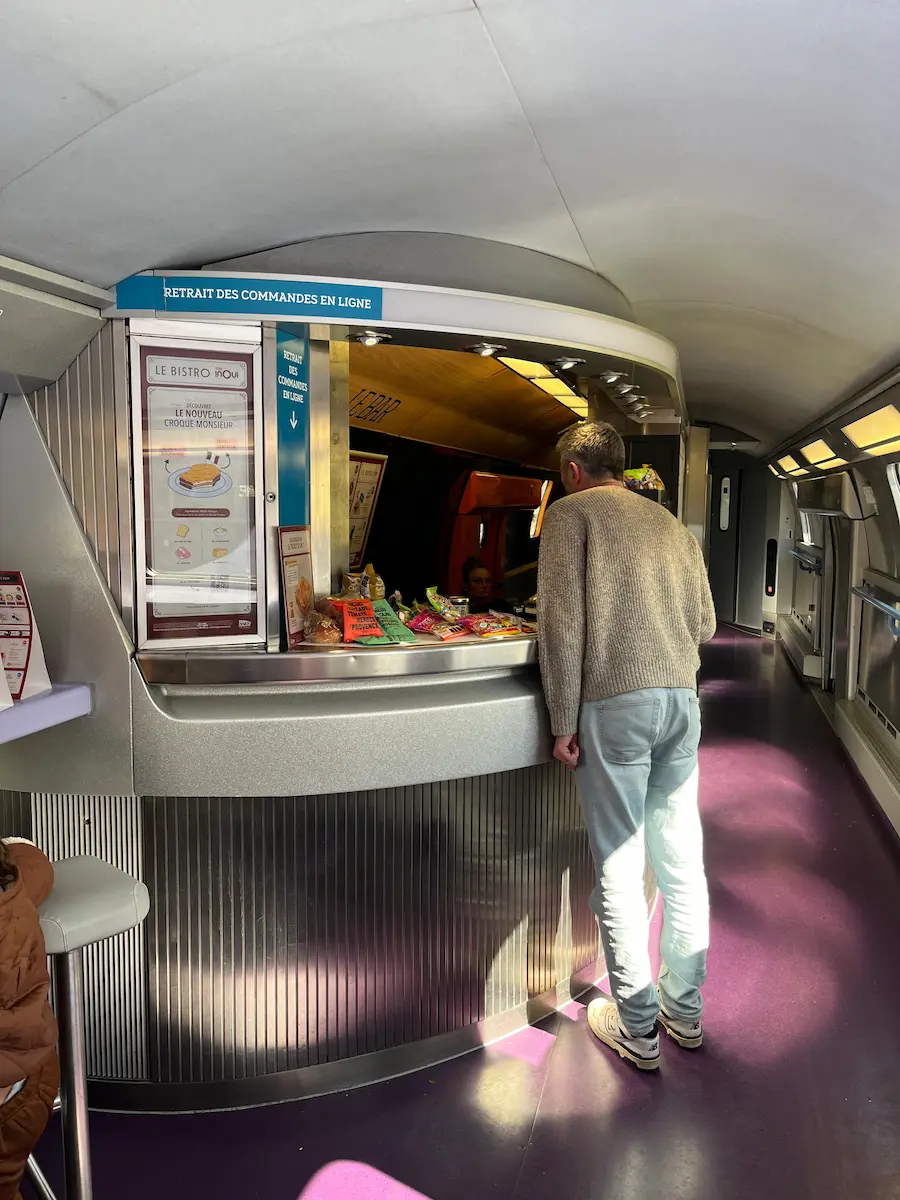 Buffet Car On TGV