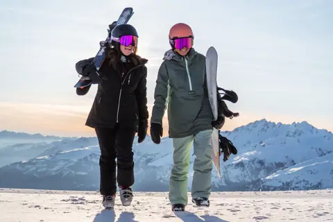 Sunset Pistes Lifestyle La Rosiere Landscape