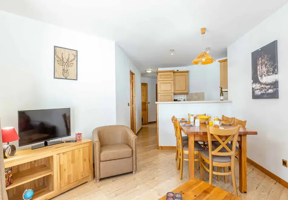 Les Jardins de la Vanoise, Pralognan-la-Vanoise - Typical 2 bedroom alcove 8 apartment