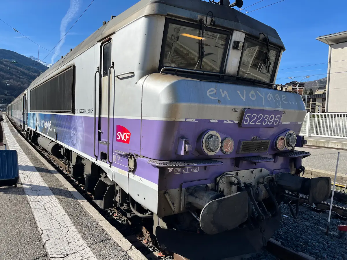 Train To Chambery From BSM