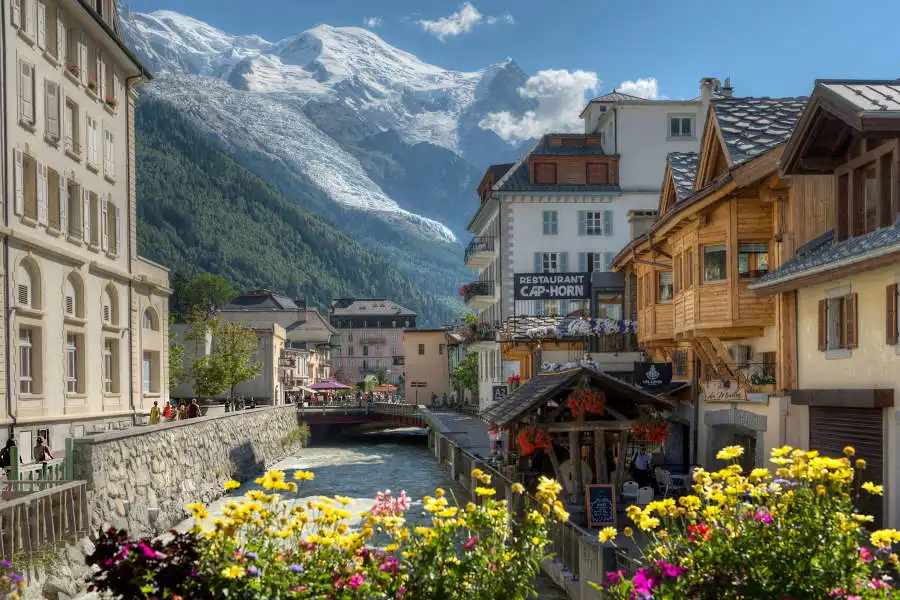Chamonix town centre