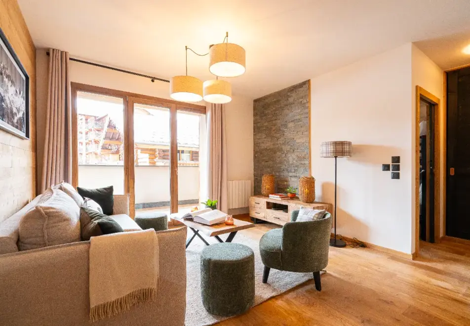 Alpeggio, Les Deux Alpes (self catered apartments) - Typical 1 bedroom alcove apartment