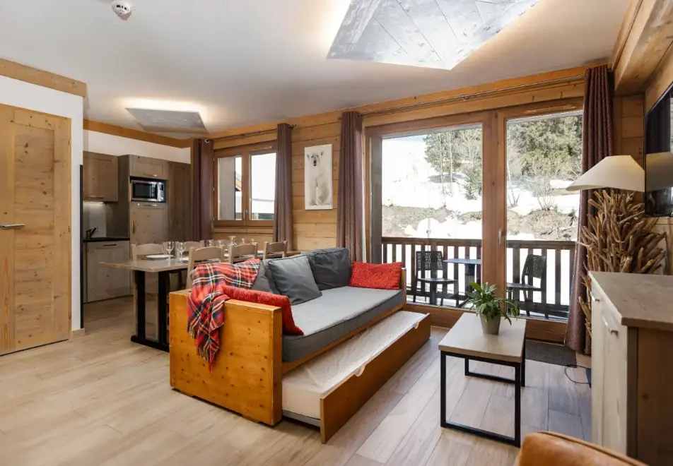 Roc Noir, La Rosiere (self catered apartments) - Apartment 404 duplex (©Samantha Henderson)