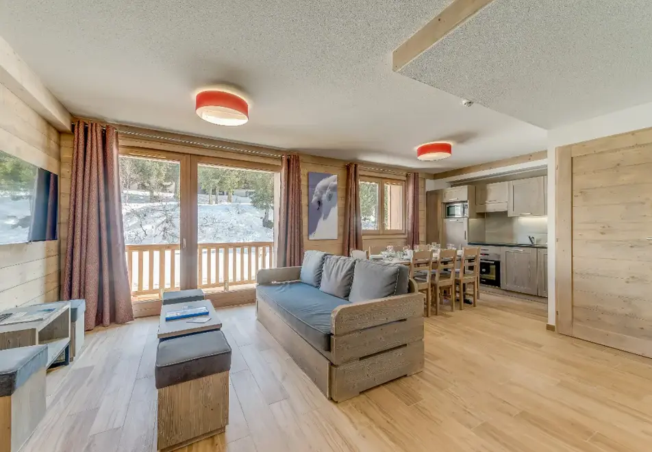 Roc Noir, La Rosiere (self catered apartments) - Apartment 406 duplex