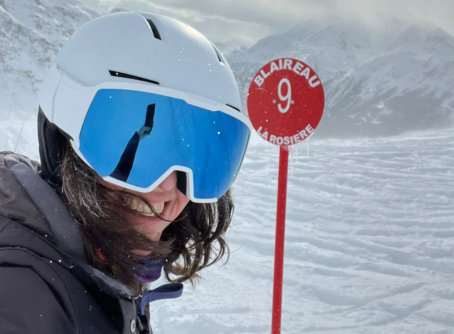 Alison From Peak Retreats Skiing In La Rosiere