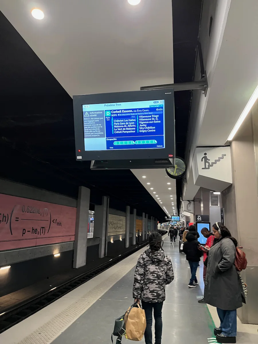 RER Platform Gare Du Nord